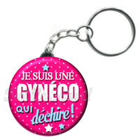 Porte-clés badge Gynéco- Réf PC552