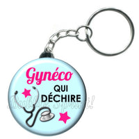 Porte-clés badge Gynéco- Réf PC554