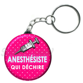 Porte-clés badge Anesthésiste- Réf PC619