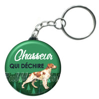 Porte-clés badge Chasseur- Réf PC656