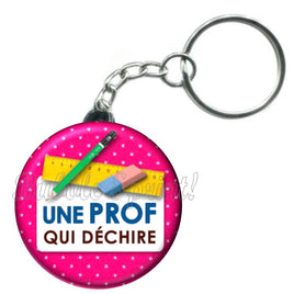 Porte-clés badge Prof- Réf PC659