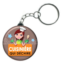 Porte-clés badge Cuisinière- Réf PC67