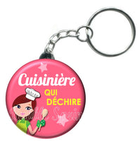 Porte-clés badge Cuisinière- Réf PC70