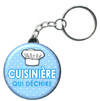 Porte-clés badge Cuisinière- Réf PC71