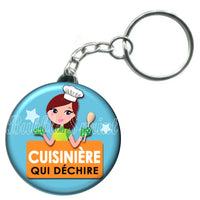 Porte-clés badge Cuisinière- Réf PC72