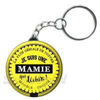 Porte-clés badge Mamie Réf PC799